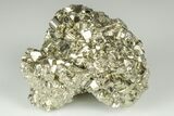 Shimmering Pyrite Crystal Cluster - Peru #190952-1